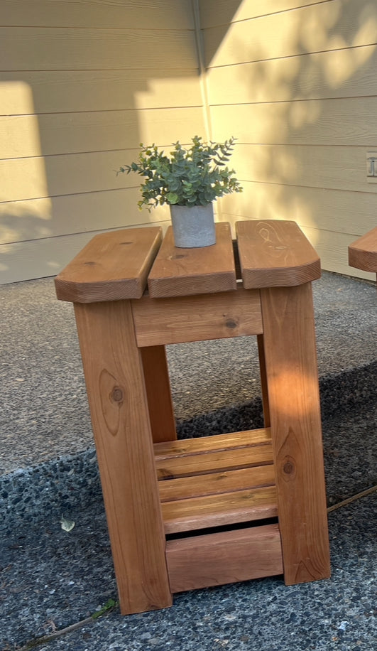 Cedar Side Table