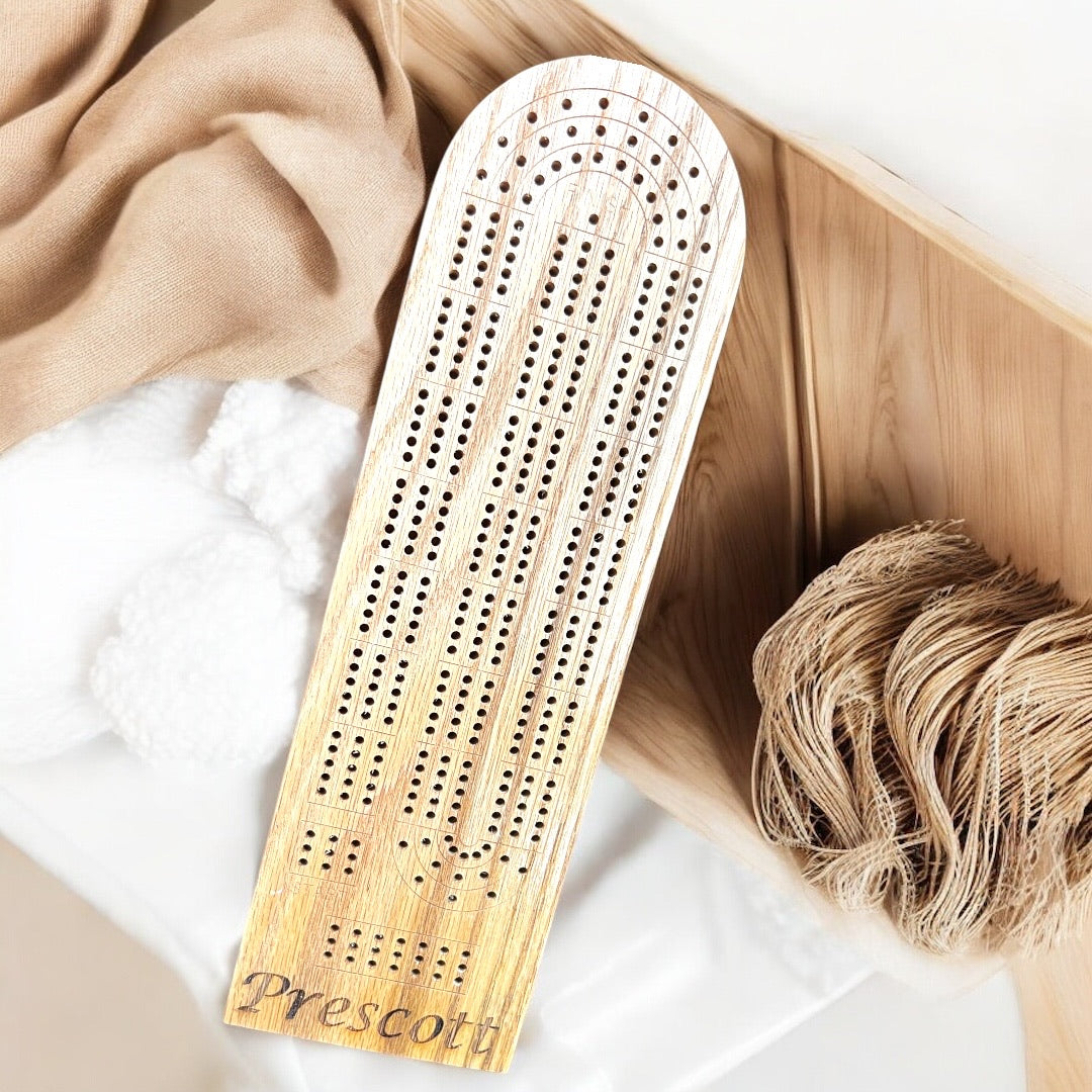 The Dougie - personalized cribbage board with storage
