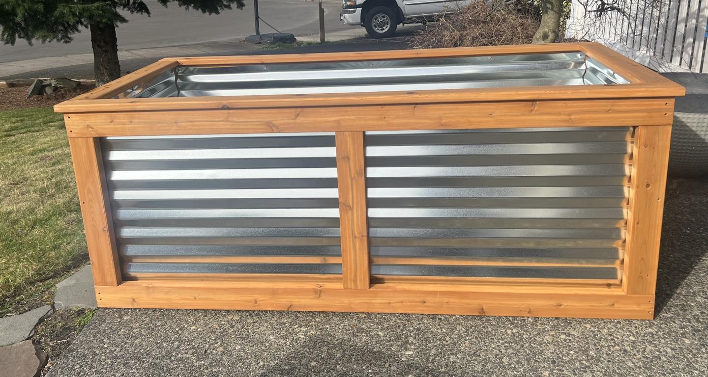 4x6 Cedar Raised Garden Boxes