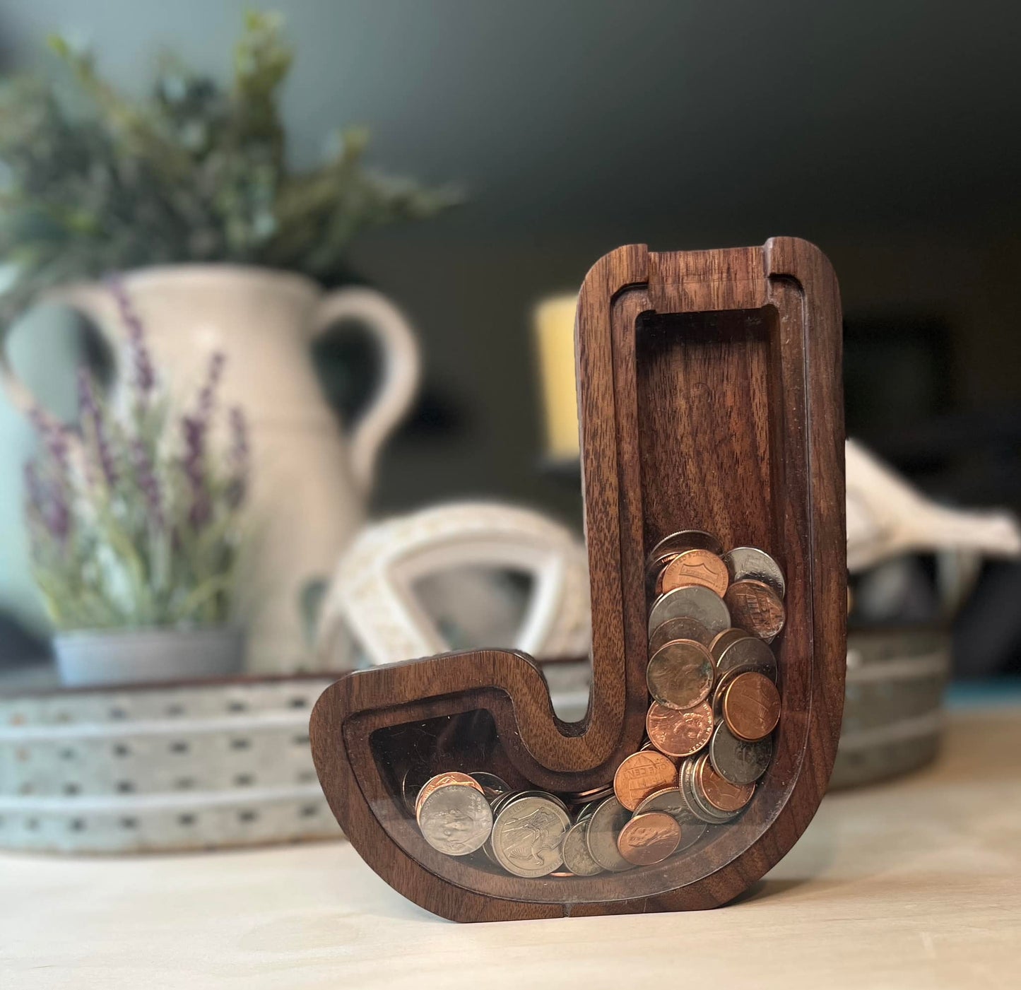 Letter Coin Bank